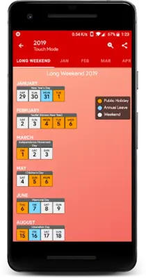 Calendar2UKOR android App screenshot 4